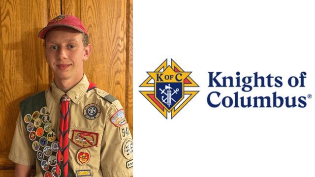Nick Maehr Eagle Project - Helping Knights of Columbus
